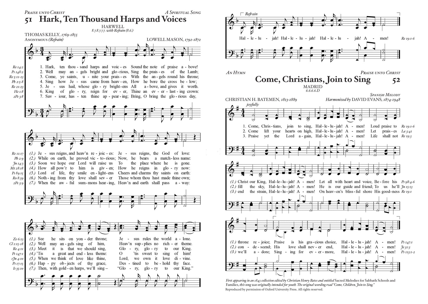 Psalms and Hymns and Spiritual Songs - Leather Edition