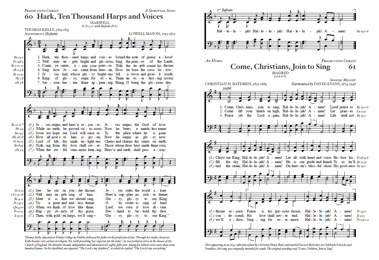 Psalms and Hymns and Spiritual Songs - Spiral